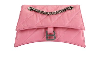 Crush Small Quilted Chain Bag, front view
